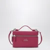 Marc Jacobs The Vanity Bag Pink Crossbody Bag With Removable Shoulder Strap And Logo Lettering On The Front In L In Purple