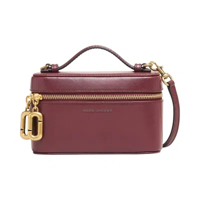 Pre-owned Marc Jacobs The E/w Vanity Bag 'dark Port' | Red | Women's Size Onesize