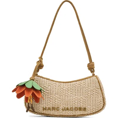 Marc Jacobs The Faux Raffia Shoulder Bag In Brown