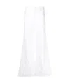 Marc Jacobs The Flared Mid-rise Trousers In White