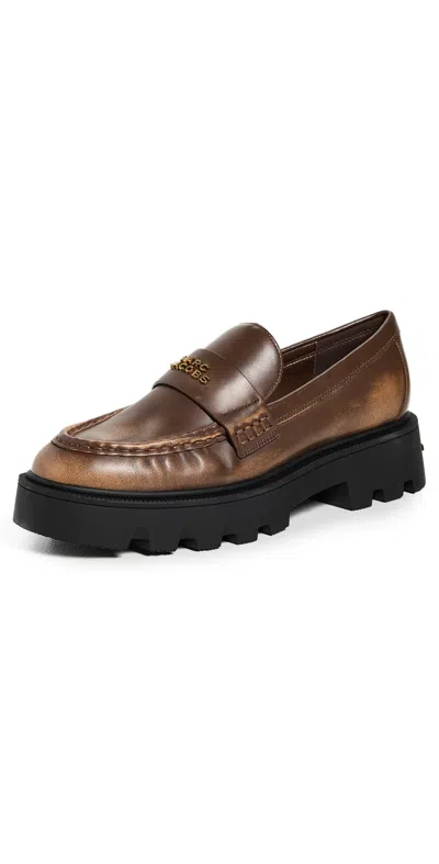 MARC JACOBS THE FRANKIE LOAFERS EBONY