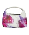 Marc Jacobs The Future Floral Leather Mini Sack Bag In White