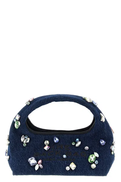 Marc Jacobs 'the Gem Denim Mini Sack' Handbag In Blue