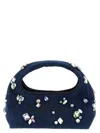 Marc Jacobs The Gem Denim Mini Sack Handbag In Blue