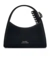 Marc Jacobs Glam Claw Clip Leather Crossbody Bag In Black