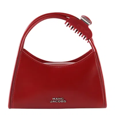 Marc Jacobs The Glam Claw Clip Crossbody Bag In Red
