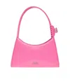 Marc Jacobs Glam Claw Clip Leather Shoulder Bag