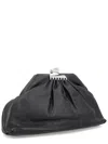 Marc Jacobs Black Lambleather Clutch In Black