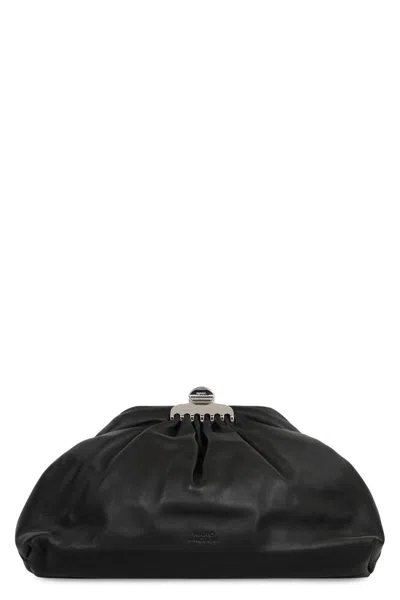 Marc Jacobs The Glam Clutch In Black