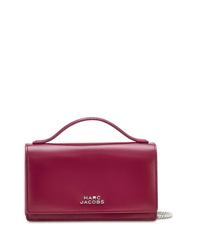 MARC JACOBS THE GLAM MIRROR LEATHER MINI BAG