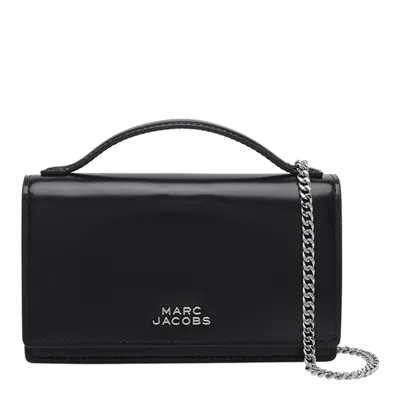 Marc Jacobs Mini Glam Mirror Chain Clutch Bag In Black