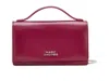 Marc Jacobs Mini Bag The Mirror Burgundy Convertible In Pink