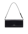 Marc Jacobs The Mirror Leather Shoulder Bag In Black