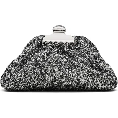 Marc Jacobs The Glam Small Clutch In Silver