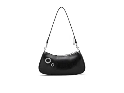 Marc Jacobs The Grommet Charm Shoulder Bag Shoulder Handbags Black: One Size