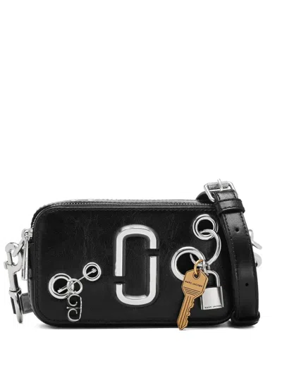 Marc Jacobs The Grommet Snapshot Crossbody Bag In Black