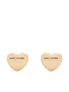 Marc Jacobs The Heart Balloon Stud Earrings In Gold