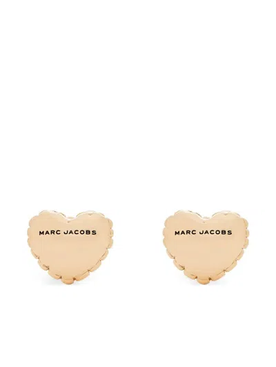 Marc Jacobs The Heart Balloon Stud Earrings In Purple