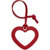 Marc Jacobs The Heart Mirror Bag Charm In Red