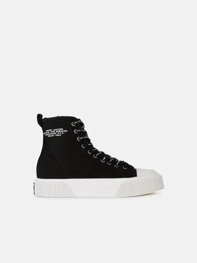 Marc Jacobs 'the High Top' Black Tela Sneakers