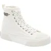 Marc Jacobs The High Top Platform Sneaker In White