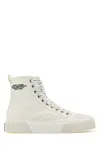 Marc Jacobs White Canvas The High Top Sneaker Sneakers