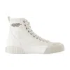 Marc Jacobs White Canvas The High Top Sneaker Sneakers
