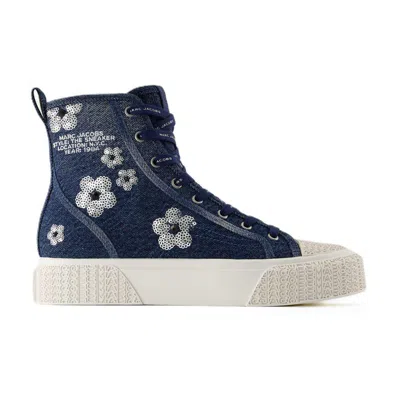 Marc Jacobs The High Top Sneakers In Blue