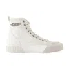 Marc Jacobs White Canvas The High Top Sneaker Sneakers