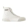 Marc Jacobs White Canvas The High Top Sneaker Sneakers In White