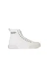 Marc Jacobs White Canvas The High Top Sneaker Sneakers In White
