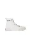 Marc Jacobs White Canvas The High Top Sneaker Sneakers In White