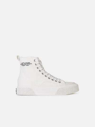 Marc Jacobs 'the High Top' White Tela Sneakers