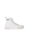 Marc Jacobs White Canvas The High Top Sneaker Sneakers In White