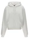 Marc Jacobs White Logo Cotton Hoodie In White