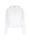 Marc Jacobs Embroidered Logo Hooded Sweatshirt In White