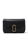 Marc Jacobs The J Black Leather Crossbody Bag In Black