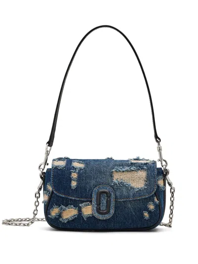 Marc Jacobs The J Marc Bag In Distressed Denim