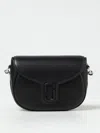 Marc Jacobs The Small J Marc Leather Saddle Bag In Black