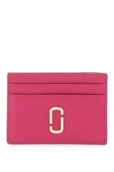 Marc Jacobs The J Marc Card Case In Lipstick Pink (fuchsia)