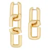 Marc Jacobs The J Marc Chain Link Asymmetrical Earrings In Gold In Gold