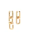 Marc Jacobs The J Marc Chain-link Earrings In Gold