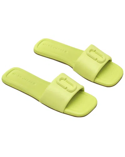 Marc Jacobs The J Marc Leather Sandal In Green
