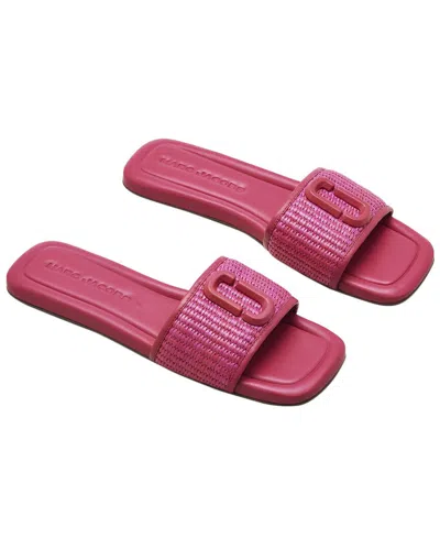 Marc Jacobs The J Marc Interwoven Mules In 粉色