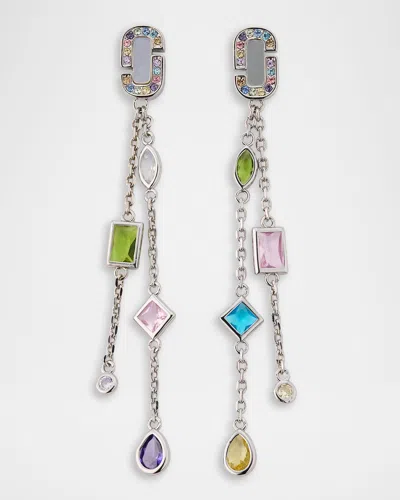 Marc Jacobs The J Marc Luxe Gem Linear Earrings In Multi