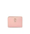 MARC JACOBS THE J MARC MINI COMPACT PINK WALLET