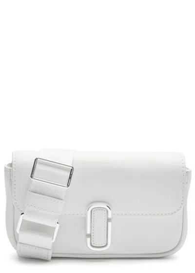 Marc Jacobs The J Marc Mini Leather Shoulder Bag In White