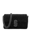 Marc Jacobs The Mini J Marc Shoulder Bag In Black