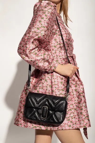 Marc Jacobs The Rhinestone J Marc Mini Shoulder Bag By In Black