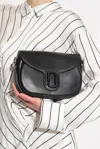 Marc Jacobs Womens Black The J Marc Small Saddle Bag In Black